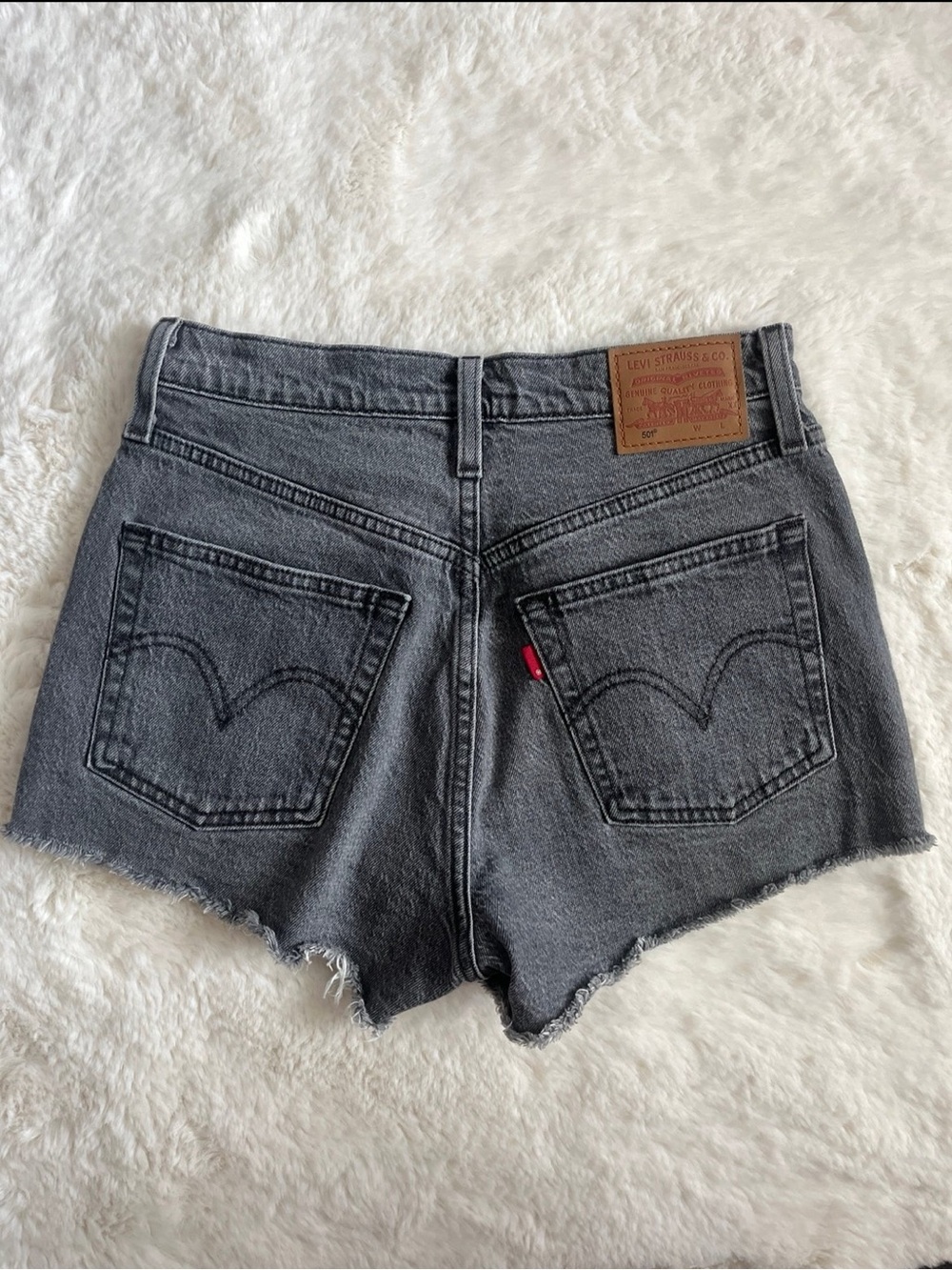 Levi’s 501 Original Shorts in Faded Black, size 25 - Picture 1 of 10